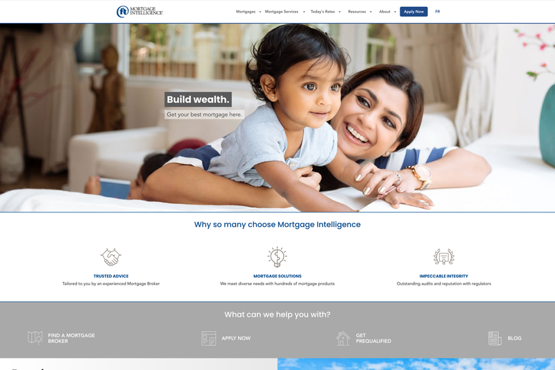 Mortgage Intelligence site web de courtage hypothécaire